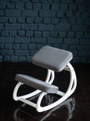 Балансирующий коленный стул Конёк Горбунёк (Белый) в Тобольске - tobolsk.ok-mebel.com | фото 3