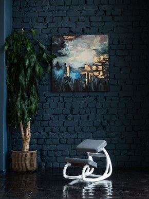Балансирующий коленный стул Конёк Горбунёк (Белый) в Тобольске - tobolsk.ok-mebel.com | фото 4