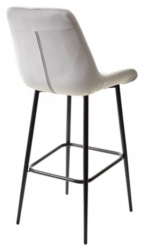 Барный стул ХОФМАН, цвет H-09 Светло-серый, велюр / черный каркас М-City в Тобольске - tobolsk.ok-mebel.com | фото 6