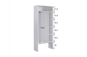 БАСКО Прихожая К10 (графит) в Тобольске - tobolsk.ok-mebel.com | фото 6