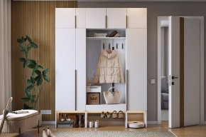 БАСКО Прихожая К9 (белое дерево) в Тобольске - tobolsk.ok-mebel.com | фото 2