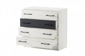 БЕАТРИС Комод К800 (дуб крафт белый/антрацит) в Тобольске - tobolsk.ok-mebel.com | фото 3