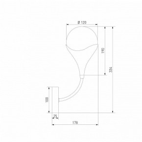 Бра Eurosvet Calyx 60169/1 никель в Тобольске - tobolsk.ok-mebel.com | фото 4