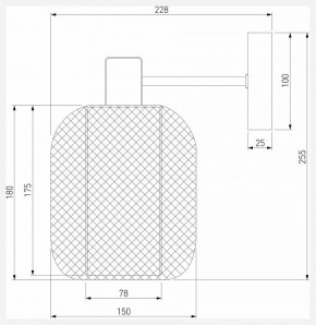 Бра Eurosvet Voile 30192/1 золото в Тобольске - tobolsk.ok-mebel.com | фото 4