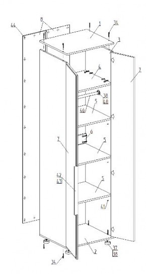 Детская "Лео" (модульная) в Тобольске - tobolsk.ok-mebel.com | фото 9