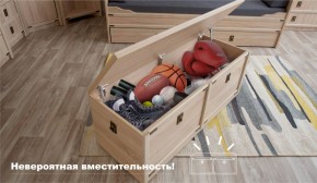 Детская Система Валенсия Сундук Дуб сонома в Тобольске - tobolsk.ok-mebel.com | фото 3