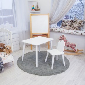 Детский комплект стол и стул «Облачко» Rolti Baby (белый/белый, массив березы/мдф) в Тобольске - tobolsk.ok-mebel.com | фото 2