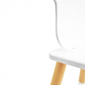 Детский комплект стол и стул «Облачко» Rolti Baby (белый/береза, массив березы/мдф) в Тобольске - tobolsk.ok-mebel.com | фото 2
