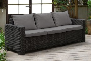 Диван Калифорния 3-х местный (California 3 Sofa), графит в Тобольске - tobolsk.ok-mebel.com | фото