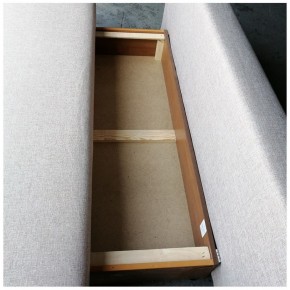 Диван-кровать Комфорт без подлокотников BALTIC AZURE (2 подушки) в Тобольске - tobolsk.ok-mebel.com | фото 6