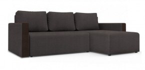 Диван угловой Алиса 3 Vital PEBBLE - Teos Dark Brown в Тобольске - tobolsk.ok-mebel.com | фото