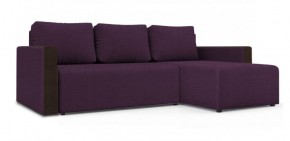 Диван угловой Алиса 3 Vital PLUM - Teos Dark Brown в Тобольске - tobolsk.ok-mebel.com | фото