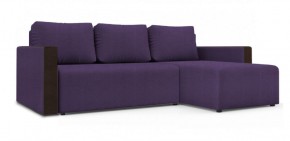 Диван угловой Алиса 3 Vital VIOLET - Teos Dark Brown в Тобольске - tobolsk.ok-mebel.com | фото