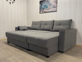 Диван угловой Комфорт-3 (НПБ+МДФ) велюр Galaxy Lite 26 в Тобольске - tobolsk.ok-mebel.com | фото 3