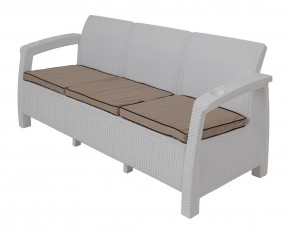 Диван Yalta Premium Sofa 3 Set (Ялта) белый (+подушки под спину) в Тобольске - tobolsk.ok-mebel.com | фото