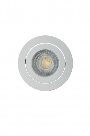 DK2017-WH Встраиваемый светильник, IP 20, 50 Вт, GU10, белый, алюминий в Тобольске - tobolsk.ok-mebel.com | фото