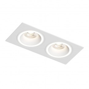 DK2062-WH Встраиваемый светильник, IP 20, до 15 Вт, GU10, LED, белый, алюминий в Тобольске - tobolsk.ok-mebel.com | фото