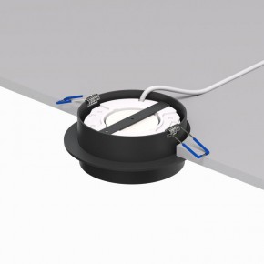 DK2090-BK Встраиваемый светильник FLAT, IP 20, до 15 Вт, GX53, LED, черный, алюминий в Тобольске - tobolsk.ok-mebel.com | фото 4