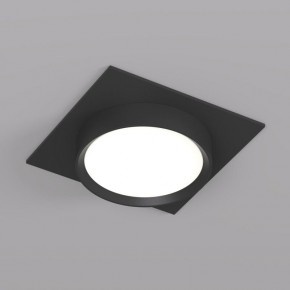 DK2091-BK Встраиваемый светильник FLAT, IP 20, до 15 Вт, GX53, LED, черный, алюминий в Тобольске - tobolsk.ok-mebel.com | фото