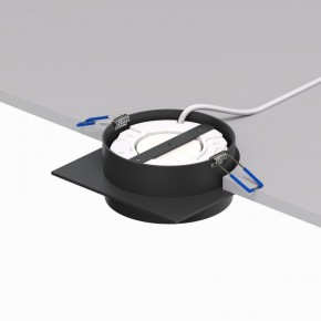 DK2091-BK Встраиваемый светильник FLAT, IP 20, до 15 Вт, GX53, LED, черный, алюминий в Тобольске - tobolsk.ok-mebel.com | фото 4