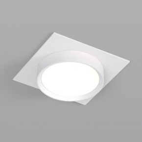 DK2091-WH Встраиваемый светильник FLAT, IP 20, до 15 Вт, GX53, LED, белый, алюминий в Тобольске - tobolsk.ok-mebel.com | фото