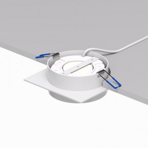 DK2091-WH Встраиваемый светильник FLAT, IP 20, до 15 Вт, GX53, LED, белый, алюминий в Тобольске - tobolsk.ok-mebel.com | фото 4