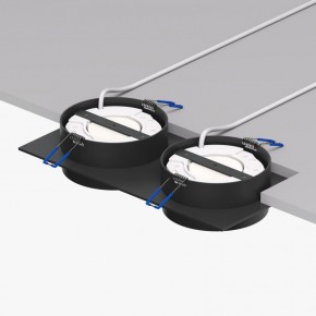 DK2092-BK Встраиваемый светильник FLAT, IP 20, до 15 Вт, GX53, LED, черный, алюминий в Тобольске - tobolsk.ok-mebel.com | фото 2