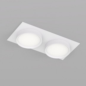 DK2092-WH Встраиваемый светильник FLAT, IP 20, до 15 Вт, GX53, LED, белый, алюминий в Тобольске - tobolsk.ok-mebel.com | фото 2