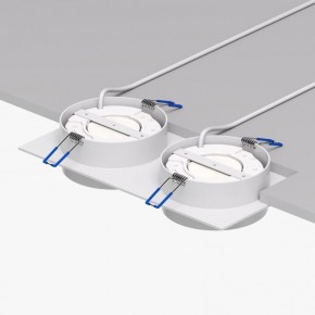 DK2092-WH Встраиваемый светильник FLAT, IP 20, до 15 Вт, GX53, LED, белый, алюминий в Тобольске - tobolsk.ok-mebel.com | фото 4