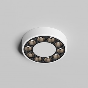 DK2440-WB Встраиваемый светильник DUAL 5+5 Вт, LED 4000K, IP 20, d90mm, белый/черный, алюминий/акрил в Тобольске - tobolsk.ok-mebel.com | фото 3