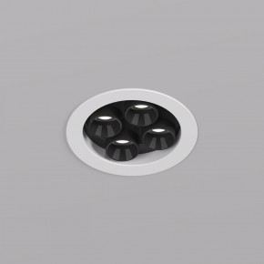 DK2510-WB Встраиваемый светильник SPACE со светодиодом d65 220V 8W 38° 4000К IP20 белый/черный алюминий в Тобольске - tobolsk.ok-mebel.com | фото