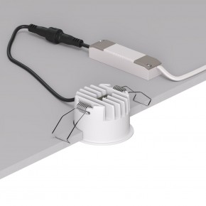 DK2510-WB Встраиваемый светильник SPACE со светодиодом d65 220V 8W 38° 4000К IP20 белый/черный алюминий в Тобольске - tobolsk.ok-mebel.com | фото 3