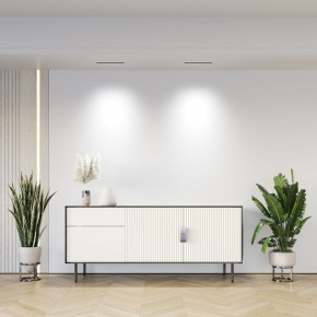 DK2515-WB Встраиваемый светильник SPACE со светодиодом L240mm 220V 20W 38° 4000К IP20 белый/черный алюминий в Тобольске - tobolsk.ok-mebel.com | фото 7
