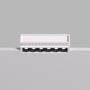 DK2531-WB Встраиваемый светильник SPACE со светодиодом под шпатлевку L126mm 220V 10W 38° 4000К IP20 белый/черный алюминий в Тобольске - tobolsk.ok-mebel.com | фото 3