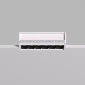 DK2531-WB Встраиваемый светильник SPACE со светодиодом под шпатлевку L126mm 220V 10W 38° 4000К IP20 белый/черный алюминий в Тобольске - tobolsk.ok-mebel.com | фото 4