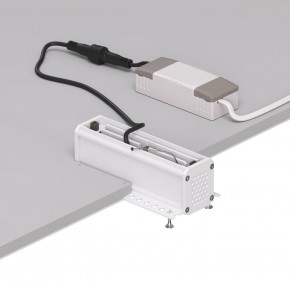 DK2531-WB Встраиваемый светильник SPACE со светодиодом под шпатлевку L126mm 220V 10W 38° 4000К IP20 белый/черный алюминий в Тобольске - tobolsk.ok-mebel.com | фото 5
