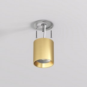 DK2610-SB Накладной светильник SHINE TUBE со светодиодом, D70*H80, IP20, 3000К, 10W, RA?90, сатинированная латунь, алюминий в Тобольске - tobolsk.ok-mebel.com | фото 3