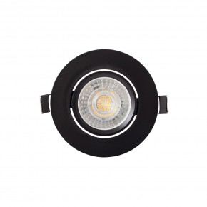 DK3020-BK Встраиваемый светильник, IP 20, 10 Вт, GU5.3, LED, черный, пластик в Тобольске - tobolsk.ok-mebel.com | фото
