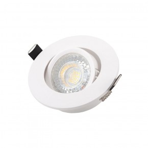 DK3020-WH Встраиваемый светильник, IP 20, 10 Вт, GU5.3, LED, белый, пластик в Тобольске - tobolsk.ok-mebel.com | фото 3