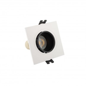 DK3021-WB Встраиваемый светильник, IP 20, 10 Вт, GU5.3, LED, белый/черный, пластик в Тобольске - tobolsk.ok-mebel.com | фото 2