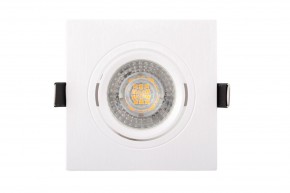 DK3021-WH Встраиваемый светильник, IP 20, 10 Вт, GU5.3, LED, белый, пластик в Тобольске - tobolsk.ok-mebel.com | фото 2