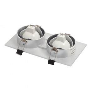 DK3022-CM Встраиваемый светильник, IP 20, 10 Вт, GU5.3, LED, серый, пластик в Тобольске - tobolsk.ok-mebel.com | фото 4