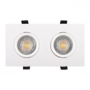 DK3022-WH Встраиваемый светильник, IP 20, 10 Вт, GU5.3, LED, белый, пластик в Тобольске - tobolsk.ok-mebel.com | фото 2