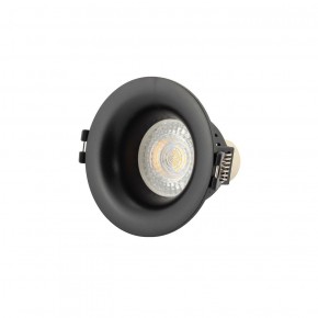 DK3024-BK Встраиваемый светильник, IP 20, 10 Вт, GU5.3, LED, черный, пластик в Тобольске - tobolsk.ok-mebel.com | фото 1