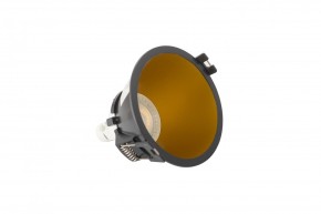DK3026-BG Встраиваемый светильник, IP 20, 10 Вт, GU5.3, LED, черный/золотой, пластик в Тобольске - tobolsk.ok-mebel.com | фото 4