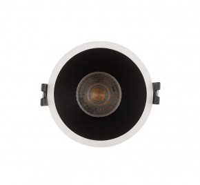 DK3026-WB Встраиваемый светильник, IP 20, 10 Вт, GU5.3, LED, белый/черный, пластик в Тобольске - tobolsk.ok-mebel.com | фото 1