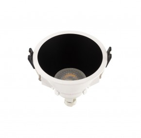 DK3026-WB Встраиваемый светильник, IP 20, 10 Вт, GU5.3, LED, белый/черный, пластик в Тобольске - tobolsk.ok-mebel.com | фото 2