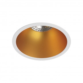 DK3026-WG Встраиваемый светильник, IP 20, 10 Вт, GU5.3, LED, белый/золотой, пластик в Тобольске - tobolsk.ok-mebel.com | фото