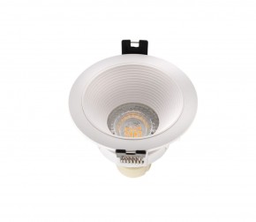 DK3027-WH Встраиваемый светильник, IP 20, 10 Вт, GU5.3, LED, белый, пластик в Тобольске - tobolsk.ok-mebel.com | фото 4