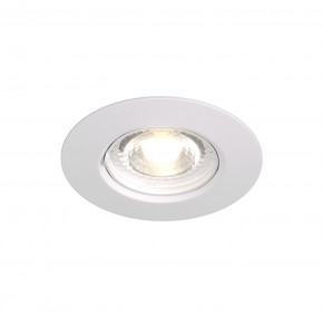 DK3028-WH Встраиваемый светильник, IP 20, 10 Вт, GU5.3, LED, белый, пластик в Тобольске - tobolsk.ok-mebel.com | фото 5